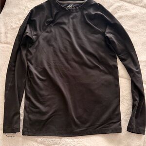 Long-Sleeve compression Performance Shirt - Black
